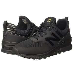 BRAND NEW New Balance WS574 Black Sport Shoe 8